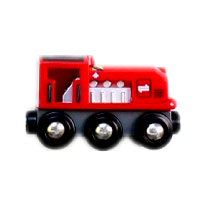A Red Cars Trucks Trains & Remote Control from Brio in size 3T for boy. (Back View)