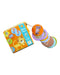 A Orange Board Games & Puzzles from Djeco in size 3T for neutral. (Back View)