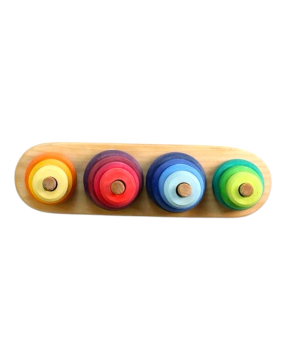 A Multicolour Wooden Toys from GRIMM's in size 12-18M for neutral. (Back View)