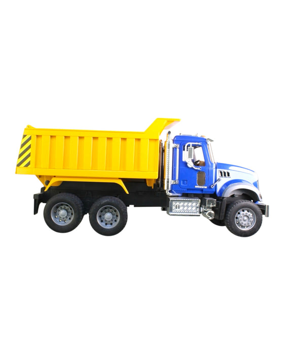 A Blue Cars Trucks Trains & Remote Control from Bruder in size 3T for boy. (Front View)