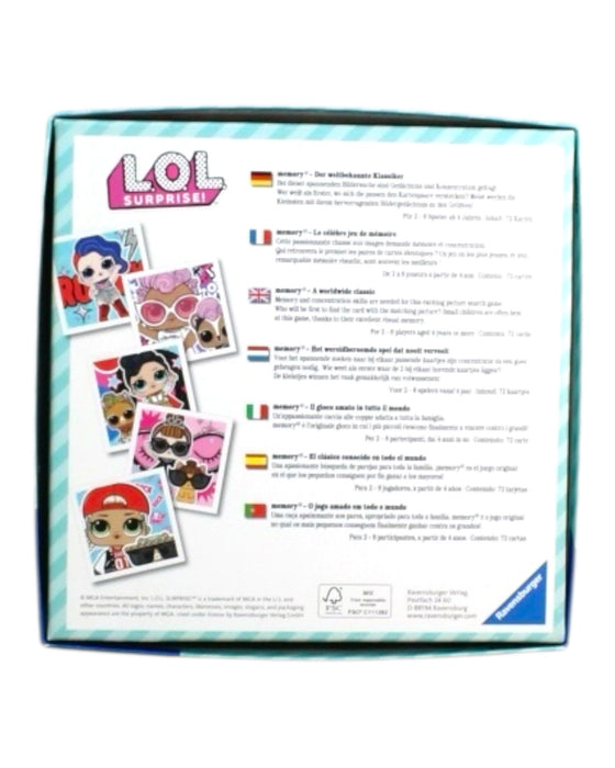 A Pink Board Games & Puzzles from Ravensburger in size 4T for girl. (Back View)