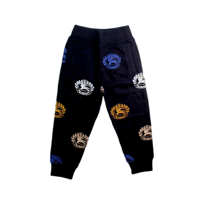 A Black Sweatpants from Burberry in size 4T for boy. (Front View)