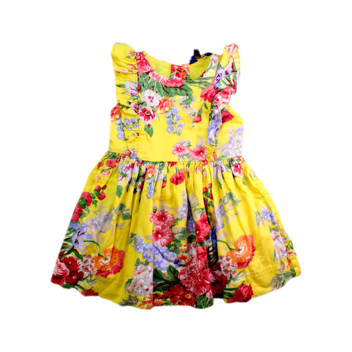 A Yellow Sleeveless Dresses from Polo Ralph Lauren in size 2T for girl. (Front View)