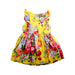 A Yellow Sleeveless Dresses from Polo Ralph Lauren in size 2T for girl. (Back View)
