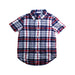A Blue Short Sleeve Shirts from Polo Ralph Lauren in size 5T for boy. (Front View)
