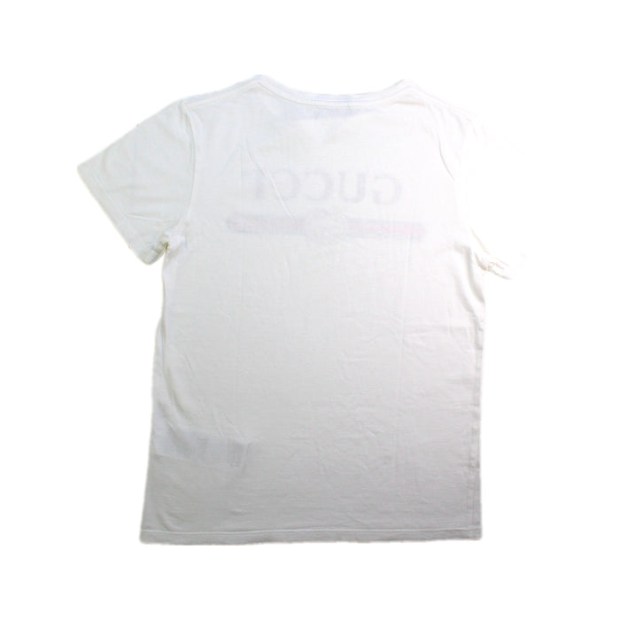 A White Short Sleeve T Shirts from Gucci in size 10Y for neutral. (Back View)