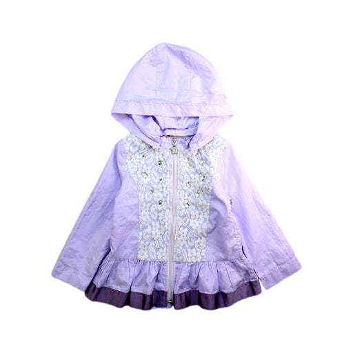 A Purple Lightweight Jackets from Anna Sui in size 2T for girl. (Front View)