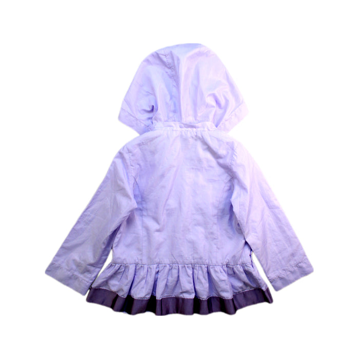 A Purple Lightweight Jackets from Anna Sui in size 2T for girl. (Back View)