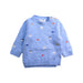 A Blue Knit Sweaters from purebaby in size 6-12M for boy. (Front View)