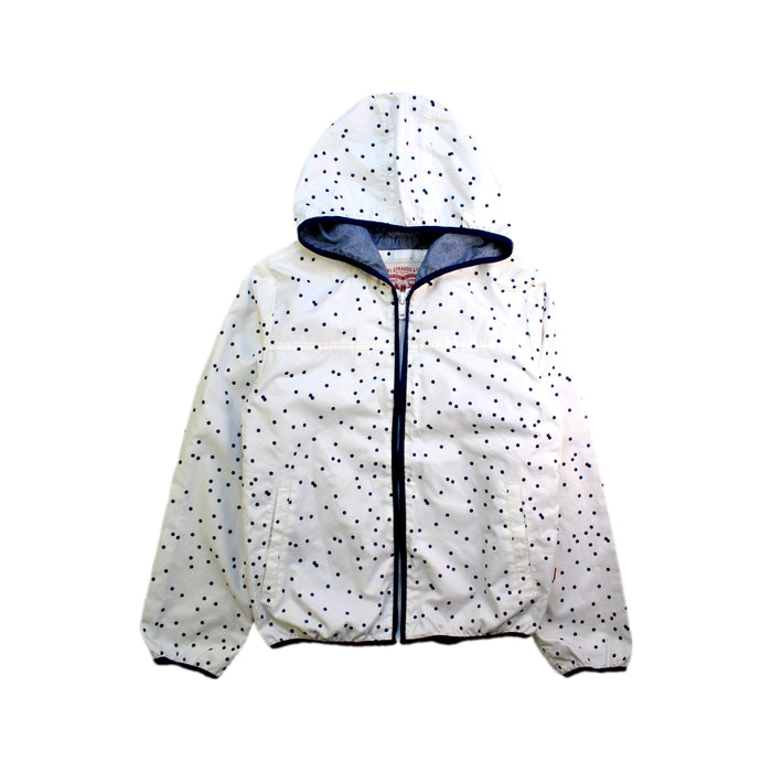 A White Lightweight Jackets from Levi's in size 11Y for girl. (Front View)