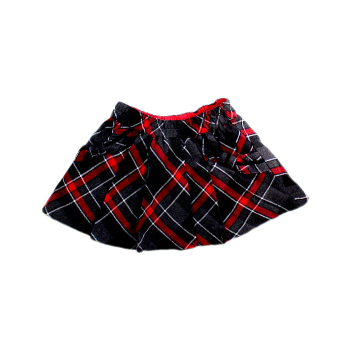 A Red Short Skirts from Chickeeduck in size 18-24M for girl. (Front View)