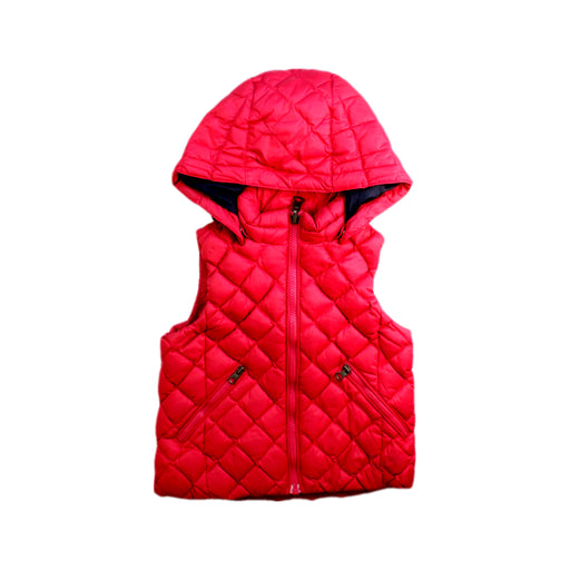 A Red Outerwear Vests from Aigle in size 4T for neutral. (Front View)