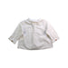 A White Long Sleeve Shirts from Nanos in size 3-6M for boy. (Back View)