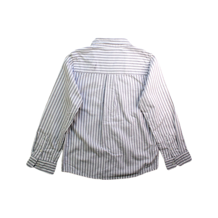 A White Long Sleeve Shirts from Seed in size 8Y for boy. (Back View)