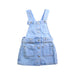 A Blue Overall Dresses from Seed in size 3T for girl. (Front View)