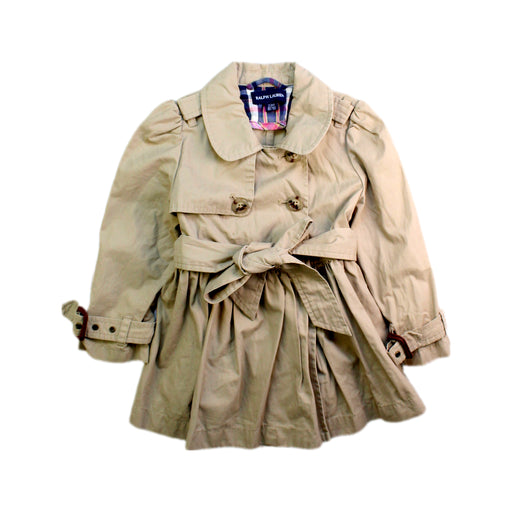A Beige Coats from Ralph Lauren in size 18-24M for girl. (Front View)