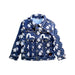 A Blue Lightweight Jackets from Evisu in size 4T for girl. (Front View)