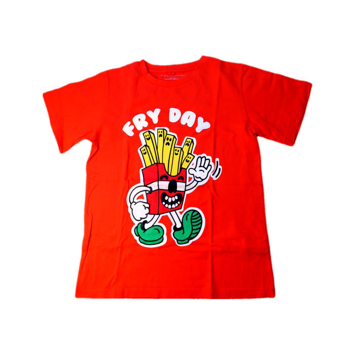 A Red Short Sleeve T Shirts from Stella McCartney in size 10Y for boy. (Front View)