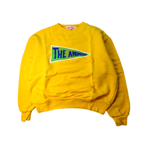 A Yellow Crewneck Sweatshirts from The Animals Observatory in size 10Y for boy. (Front View)