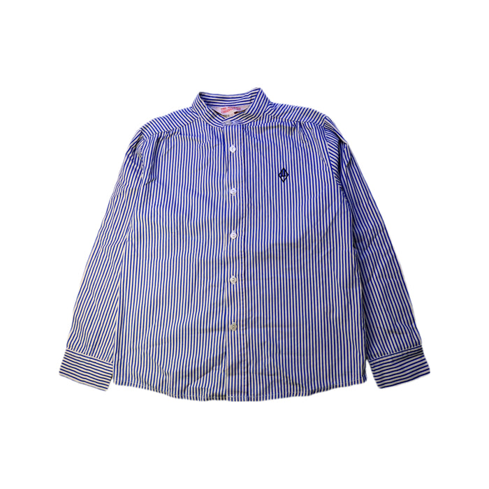 A Blue Long Sleeve Shirts from The Animals Observatory in size 8Y for boy. (Front View)