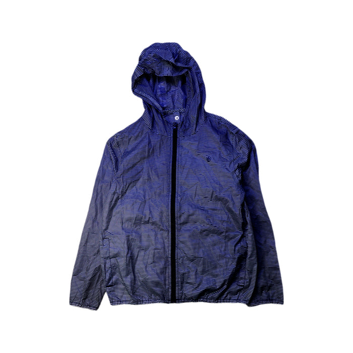 A Blue Lightweight Jackets from Petit Bateau in size 8Y for boy. (Front View)