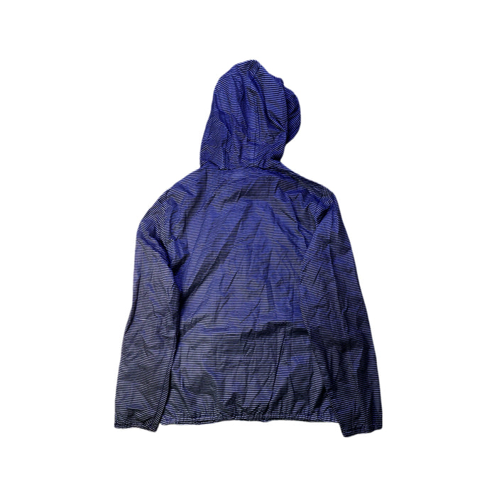 A Blue Lightweight Jackets from Petit Bateau in size 8Y for boy. (Back View)