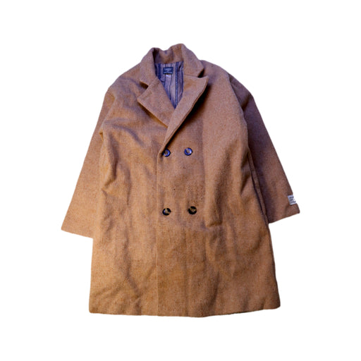 A Brown Coats from Tocoto Vintage in size 8Y for boy. (Front View)