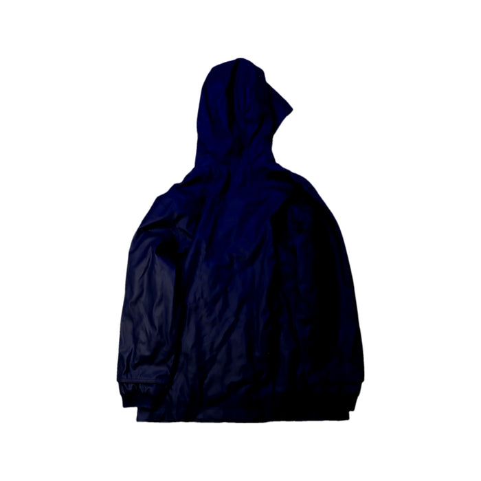 A Navy Rain Jackets from Petit Bateau in size 8Y for boy. (Back View)