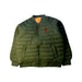 A Green Puffer/Quilted Jackets from Mini Rodini in size 8Y for neutral. (Front View)