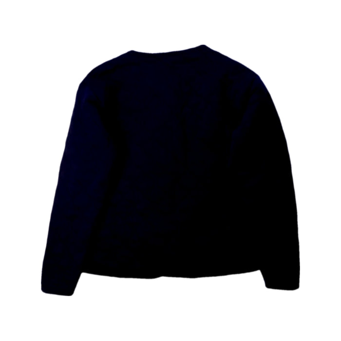 A Navy Cardigans from Petit Bateau in size 12Y for girl. (Back View)