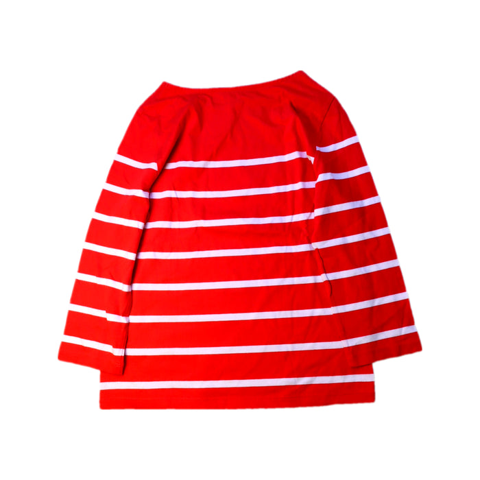 A Red Long Sleeve Tops from Brooks Brothers in size 10Y for girl. (Back View)