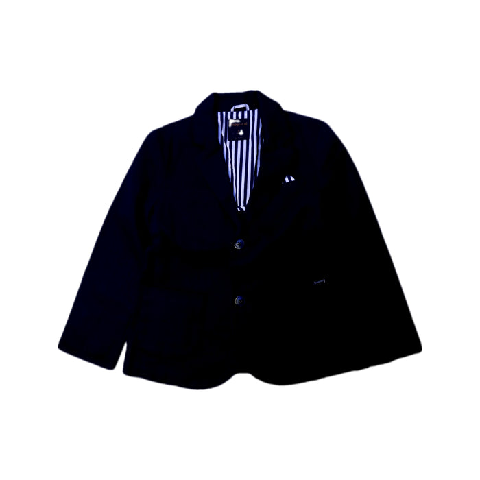 A Navy Blazers from Mayoral in size 6T for boy. (Front View)