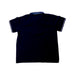 A Black Short Sleeve Polos from Armani in size 6T for boy. (Back View)