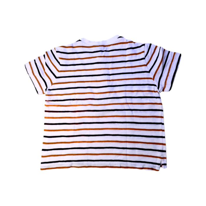 A White Short Sleeve Shirts from Janie & Jack in size 5T for boy. (Back View)