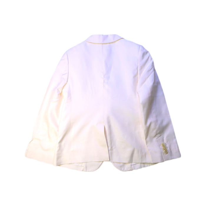 A White Blazers from Dolce & Gabbana in size 6T for boy. (Back View)