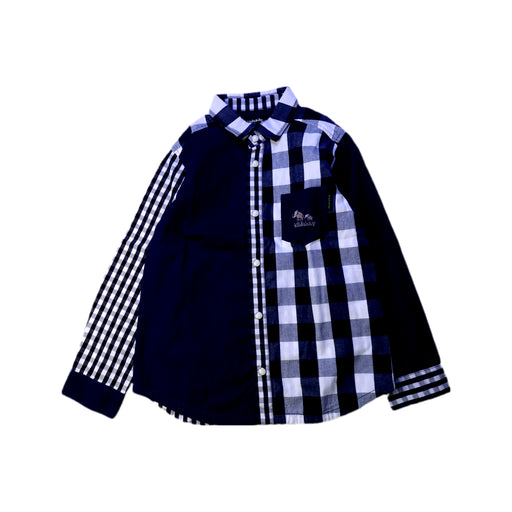 A Navy Long Sleeve Shirts from Kladskap in size 7Y for boy. (Front View)