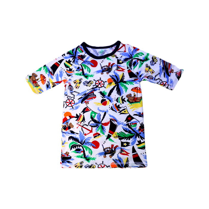 A Multicolour Rash Guards from Polo Ralph Lauren in size 6T for girl. (Front View)
