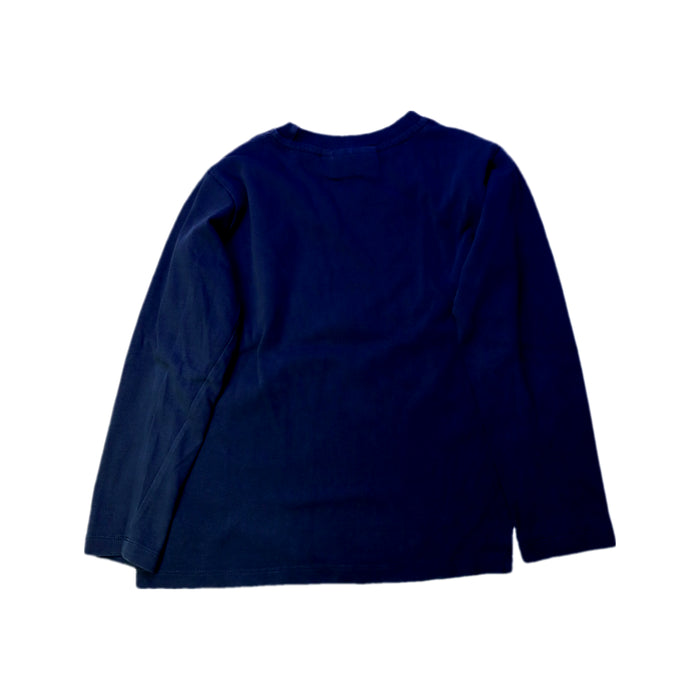 A Blue Long Sleeve T Shirts from Molo in size 6T for boy. (Back View)