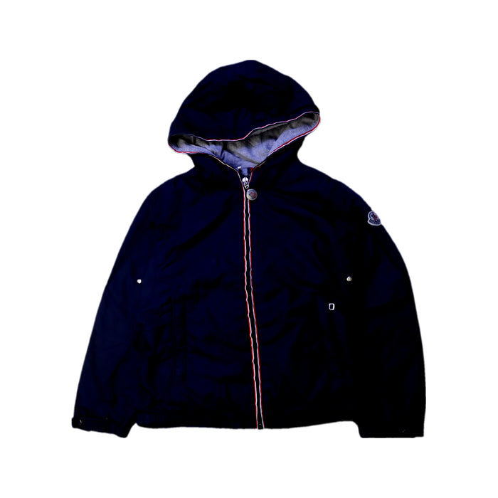 A Navy Lightweight Jackets from Moncler in size 5T for boy. (Front View)
