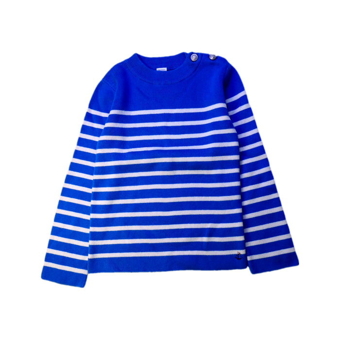 A Blue Knit Sweaters from Petit Bateau in size 8Y for neutral. (Front View)