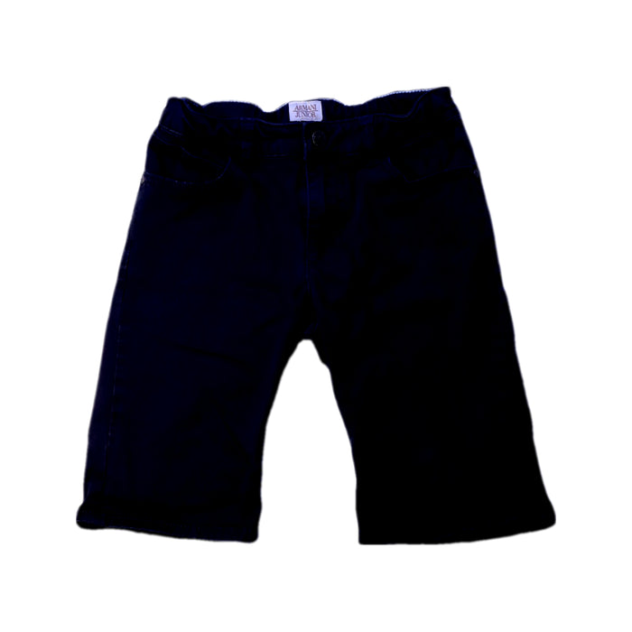 A Black Shorts from Armani in size 8Y for boy. (Front View)