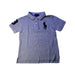 A Grey Short Sleeve Polos from Polo Ralph Lauren in size 5T for boy. (Front View)