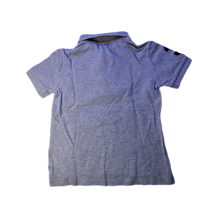 A Grey Short Sleeve Polos from Polo Ralph Lauren in size 5T for boy. (Back View)