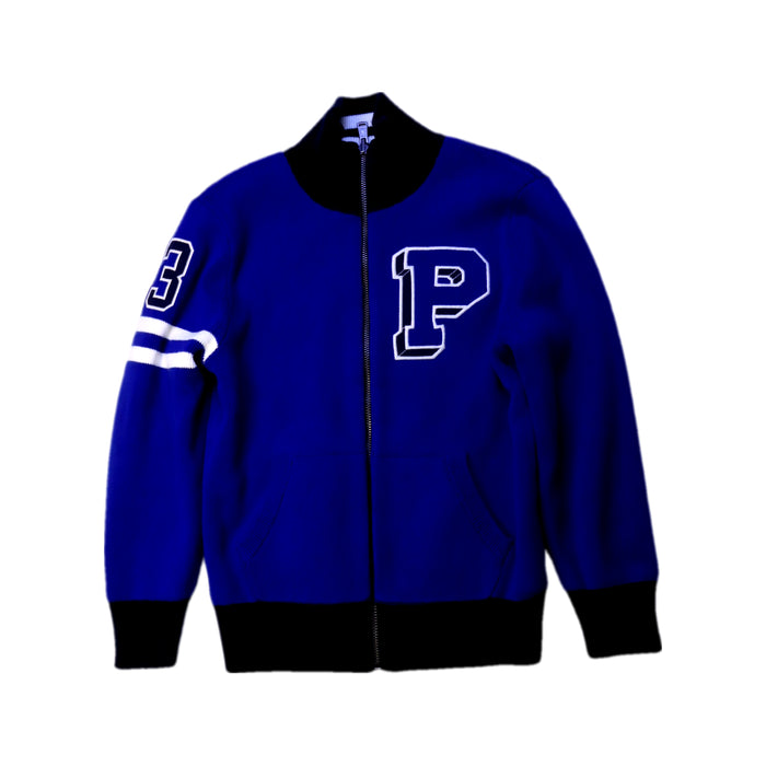 A Blue Lightweight Jackets from Polo Ralph Lauren in size 6T for boy. (Front View)