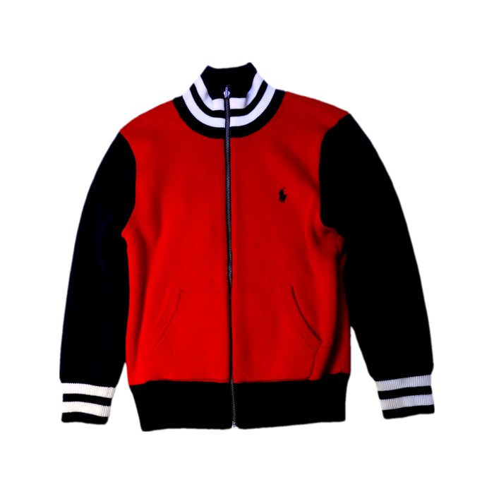 A Blue Lightweight Jackets from Polo Ralph Lauren in size 6T for boy. (Back View)