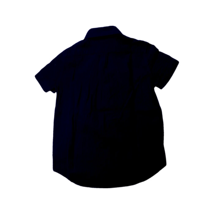 A Navy Short Sleeve Shirts from Polo Ralph Lauren in size 7Y for boy. (Back View)