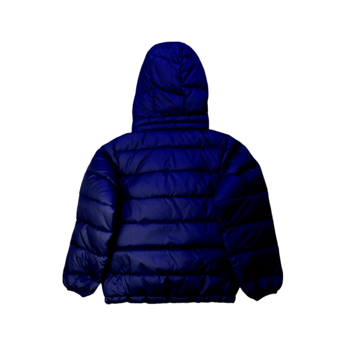 A Navy Puffer/Quilted Jackets from Patagonia in size 5T for boy. (Back View)