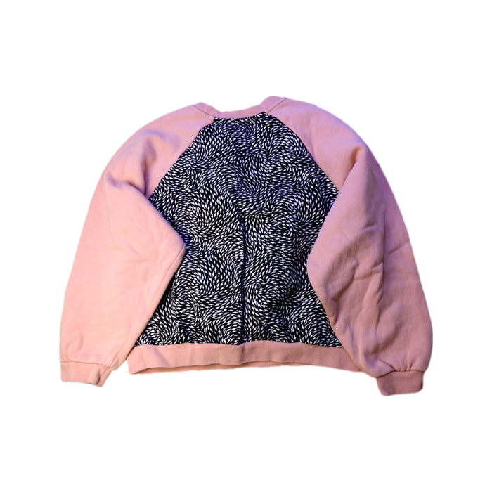 A Pink Crewneck Sweatshirts from IKKS in size 10Y for girl. (Back View)