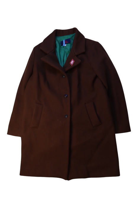 A Burgundy Coats from The Animals Observatory in size 8Y for neutral. (Front View)
