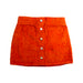 A Orange Short Skirts from Isaac Mizrahi in size 7Y for girl. (Front View)